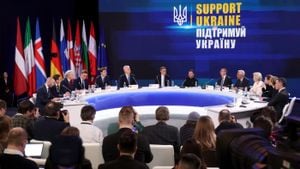 Leaders Gather At London Summit To Discuss Ukraine Security