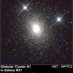 A Giant Globular Cluster in M31