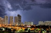 Miami Weather Rollercoaster with Thunderstorms Cool Breezes and Sunny Days Ahead