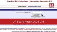 Upresults.nic.in Result Link 2025: Where to check UP Board 10th, 12th results
