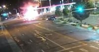 Illegal street race ends with an explosion in New Mexico