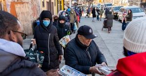 New Yorkers Flock For Free Eggs Amid Historic Price Surge