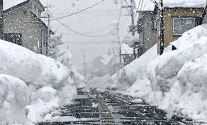 Severe Winter Storm Warning Issued For Japan