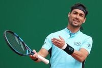 Fognini, l'ultima volta agli Internazionali di Roma: 