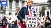 'Sometimes we have to fight': Thousands protest against Trump across the US