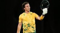 4 Major Records Broken By Dewald Brevis During His Historic Century In 2nd AUS-SA T20I - Check In Pics