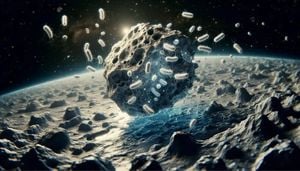 Asteroid Samples From Ryugu Quickly Colonized By Earth Bacteria