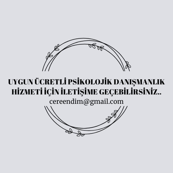 Süpervizyon Kapsamında Uygun Ücretli Danışan Talebi -  Psikolog Ceren Dim