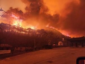 Wildfires Spread Across Gyeongsangbuk-do Prompting Massive Evacuations