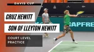 Cruz Hewitt Shines At Australian Open Junior Tournament