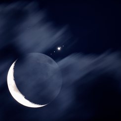 Moon Meets Jupiter