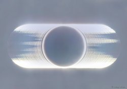 Ateş Çemberi Tutulması Sırasında Büyütülmüş Ay Dağları