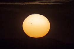 Gün Batımında Güneş Lekesi