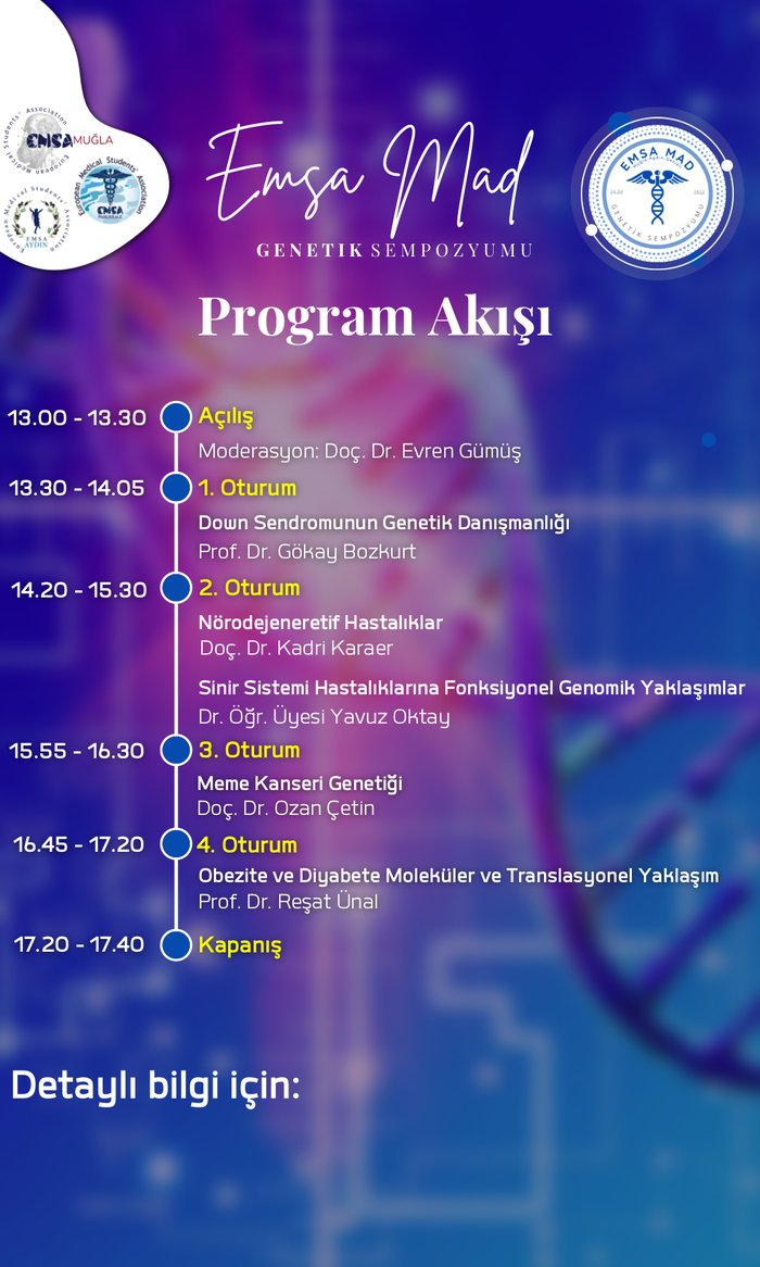 EMSA MAD Genetik Sempozyumu