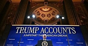 Trump Unveils $1,000 Baby Accounts With Corporate Backing