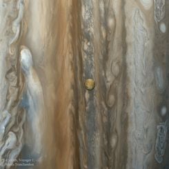  Io over Jupiter from Voyager 1 