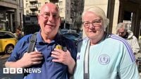 Heathrow fire: Scotland fans stuck in Greece 'staying for a party'