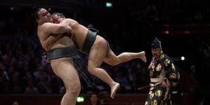 Sumo Titans Thrill London Fans At Historic Royal Albert Hall