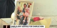 Sulphur residents host a candlelight service in honor of Charlie Kirk