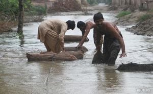 Rescue Boats Capsize In Punjab Floods Killing Ten