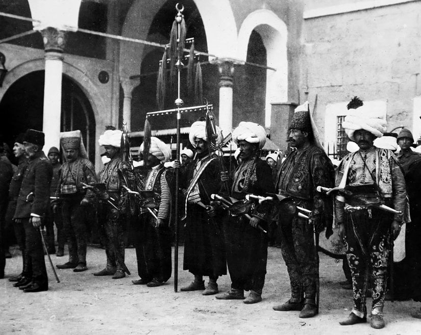 1917'de bir törende mehter takımı