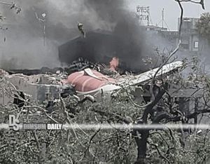 Air India Flight Crashes Near Ahmedabad With One Survivor