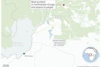 At least 193 passengers killed in two boat accidents in northwestern Congo