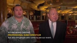 Sumo Wrestling Returns To London Royal Albert Hall