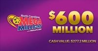 Mega Millions jackpot reaches $600 million for tonight’s drawing