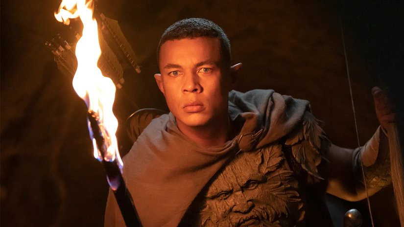 Rings of Power dizisindeki siyahi Elf