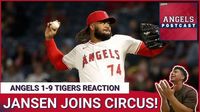 ANGELS POSTCAST: Kenley Jansen, Halos give up EIGHT RUNS in 9th, lose 7th straight 9-1 to Detroit Tigers at the Big A on Friday Night