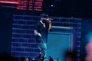 50 Cent Takes Over Sydney For Street Fighter Film