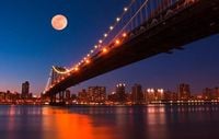 An especially rare Strawberry Moon will light up NYC tonight