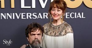 Peter Dinklage Celebrates SNL50 With Wife Erica Schmidt