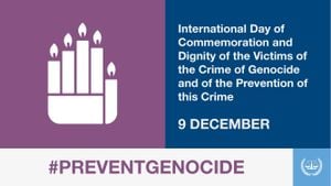 Remembering Victims On International Genocide Day