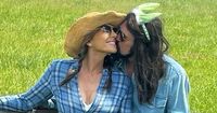 Elizabeth Hurley Confirms Romance With Billy Ray Cyrus in Easter Post
