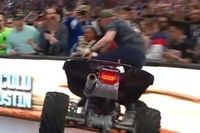 Steve Austin rode out on a four-wheeler and almost caused a tragic accident at Wrestlemania 41