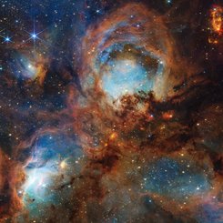 Cat's Paw Nebula from Webb Space Telescope