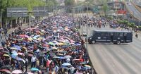 CNTE marcha en CDMX durante en su tercer día de protestas: esta es la ruta