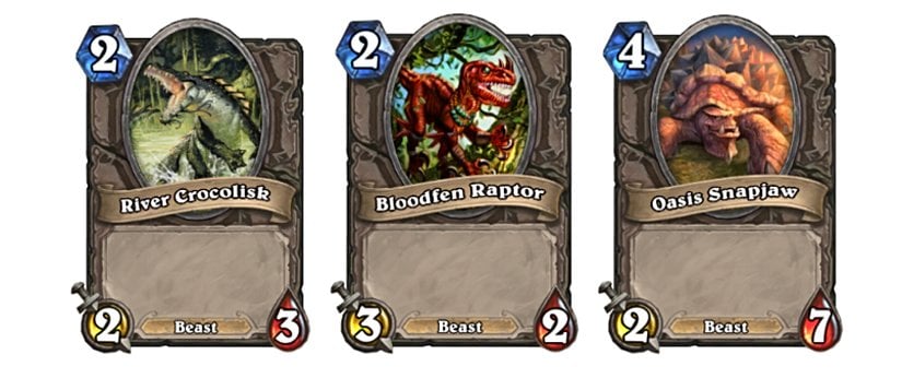 Bazı kartların mana maliyetleri ile can ve saldırı değerleri