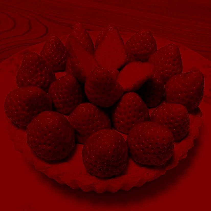 Görselin kırmızı kanalı