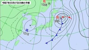 Yellow Sand Expected In Japan On May 7