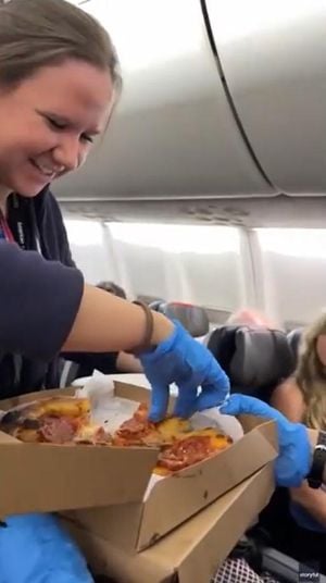 Flight Delay Turns Into Uplifting Pizza Party