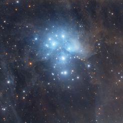  M45: The Pleiades Star Cluster 