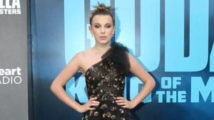 Millie Bobby Brown Dazzles At 'The Electric State' Premiere With Jake Bongiovi