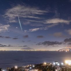 Napoli Körfezi Üzerinde Meteor