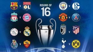 Champions League Round Of 16 Fixtures Revealed