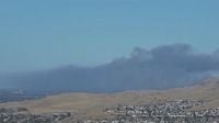 Large brush fire burning in Antioch prompts evacuation warnings
