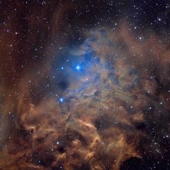 AE Aurigae and the Flaming Star Nebula