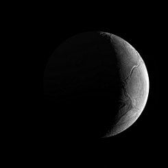  Crescent Enceladus 